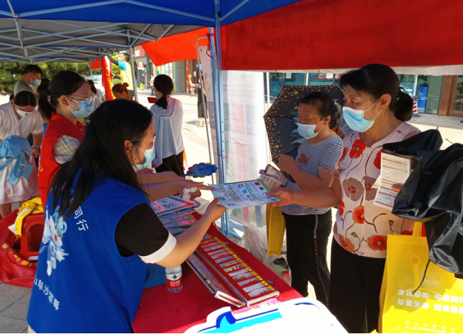 阜沙鎮(zhèn)禁毒信息〔2022〕第168期--阜沙鎮(zhèn)開展“不忘建黨崢嶸史，牢記使命宣禁毒”主題宣傳活動（2